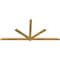 Ekena Millwork Kennewick Rough Sawn Timber Gable Bracket, Western Red Cedar, 108"W x 49"H x 2"D x 4"F, 11/12 Pitch GBW108X49X0204KEN00RWR - alternate 5